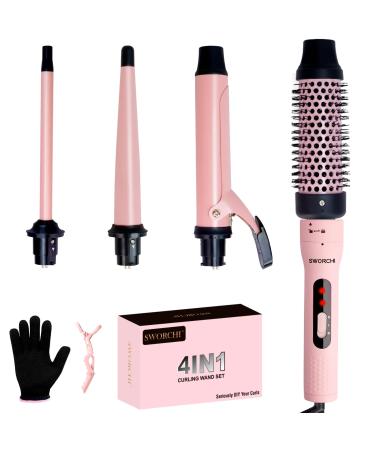 in 1 curling iron set with various attachments straightening brush curling iron large small curls - Buy Online on GoSupps.com