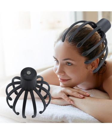 Qtynudy Electric Octopus Claw Scalp Massager - Stress Relief & Hair Stimulation | Therapeutic Head Scratcher for Relaxation - Buy Online on GoSupps.com