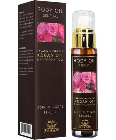 Body care Oil based on 100% natural organic Argan oil and rose extract from Morocco 50 ml. - Buy Online on GoSupps.com