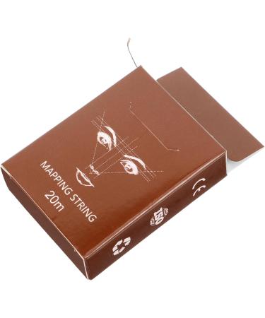 Beavorty 5 Boxes Ruler Ink Eyebrow Drawing Liner Brow Mapping Supplies Draw a Line Eyebrow Line 6.10X4.60X1.80CMx5pcs Light Brownx5pcs - Buy Online on GoSupps.com