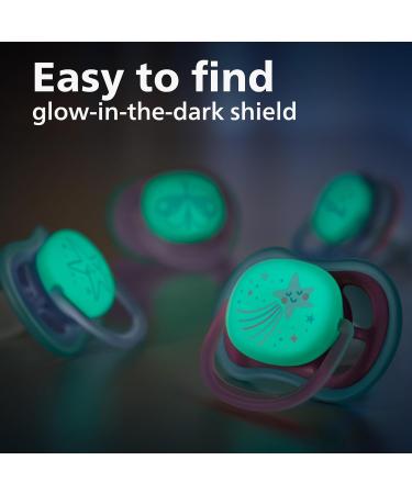 Buy Philips Avent Ultra Air Pacifier 6-18m - Falling Star/Dreams Nighttime 4-Pack SCF376/09 | Best International Shipping - Buy Online on GoSupps.com