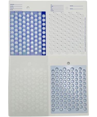 90 Day Cold Seal Pill Blister Cards - Disposable Easy Blister Packs for Medications & Vitamins | Pack of 12 for Camps & Caregivers - Buy Online on GoSupps.com