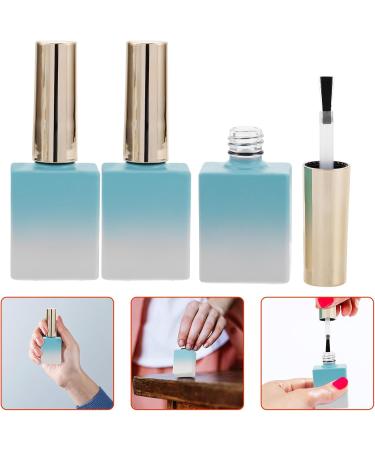 Gatuida Lot de 8 Flacons de Vernis Ongles en Verre 117 Ml Pinceau Int gr Bouteilles Vides Rechargeables D grad Bleu Contenants pour chantillons de Maquillage pour Manucure - Buy Online on GoSupps.com