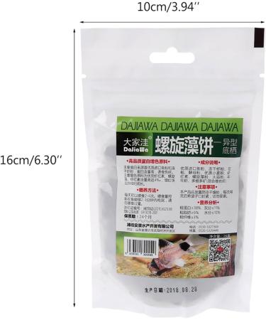 Xuanxi Spirulina Tablets for Fish - Improve Growth of Small Ornamental Fish - Balanced Mixed Diet - High Protein - 73.7g - Fish Food Pellets - Buy Online on GoSupps.com