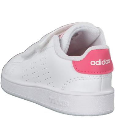 adidas Kids Advantage Cf I Sneaker - Child Size 5.5 UK - White/Rose/Black - Buy Online on GoSupps.com