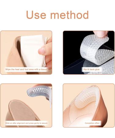 Prevent Friction with Nitaiun Silicone Heel Pads - 6 Pairs of Cushioned Comfort for Women s High Heels - Buy Online on GoSupps.com