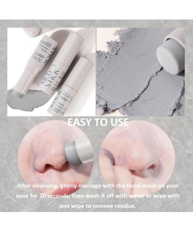 Facial Mask Skin Care Stick - Grey Oil Control Face Mask for Deep Pore Cleansing & Blackhead Removal - International Shipping - Buy Online on GoSupps.com