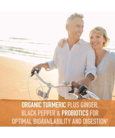 Garden of Life Turmeric Inflammatory Response 60 Tablets 100mg Curcumin & Zinc Supplements 30mg High Potency for Immune Health - Buy Online on GoSupps.com