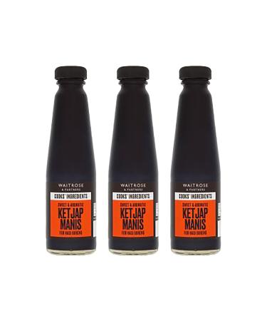 Sweet Soy Sauce Bundle with Cooks Ingredients Ketjap Manis 200ml x3 (Pack of 3 Bundle)