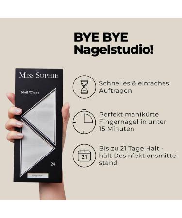 Original Miss Sophie Starterset - Self-Adhesive Nail Foils & Stickers - Premium Long-Lasting Application - Transparent & Make Me Blush - Buy Online on GoSupps.com