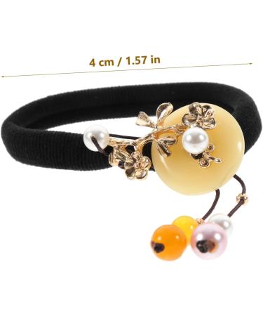 minkissy 1pc Hair Accessories Hair Rope Hair Tie Rustic Hair Rope Scrunchie Crystal Beads Hair Ring Metal Floral Hair Ring Agate Ponytail Holder Jewelry Hair Circle Vintage Copper Etc. Bun - Buy Online on GoSupps.com