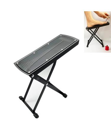 Pedicure Foot Rest Stand, Beauty Footrest for Pedicures, Toenail Care Stand With Non-Slip Rubber, Adjustable Foot Pedal, Pedicure Foot Stand for Home Foot Spa
