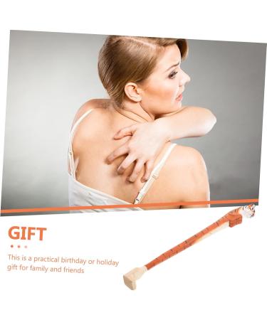 Fomiyes 2-in-1 Animal Shape Wooden Neck & Back Massage Device - Traditional Wood Carving Tools for Ultimate Relaxation - International Shipping Available - Buy Online on GoSupps.com