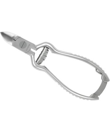 Suvorna Barrel Spring Toe Nail Clippers for Thick Nails - Professional Ingrown Toenail Nippers - Japanese Steel Toenail Cutter - Back Lock Heavy Duty Podiatrist Nail Care Tool for Senior Women And Men Curved Jaw with Barrel Spring & Safety Lock - Buy Online on GoSupps.com