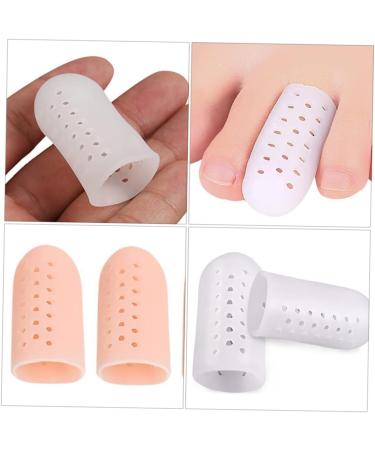 Lurrose Silicone Gel Toe Separators & Protectors - 6 Pairs | Toe Sleeves for Ingrown Toes & Corns | Assorted Colors - 4.3x1.7cm - Buy Online on GoSupps.com