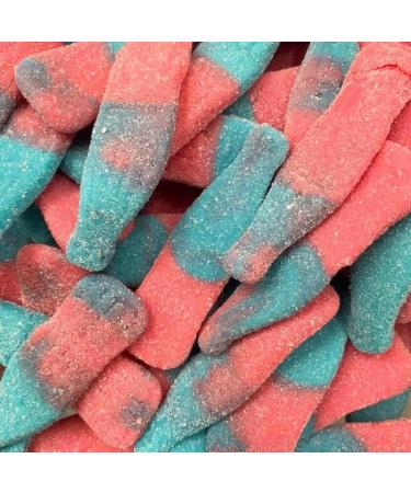 Jumbo Fizzy Blue Bubblegum Bottles Sweets HALAL (200g) 1 Count (Pack of 1) - Buy Online on GoSupps.com