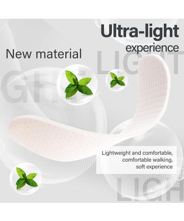 WLLHYF Memory Foam Insoles - Super Soft Shock Absorption Inserts for Men and Women - Relieve Foot Pain - Size 44-45 - Buy Online on GoSupps.com