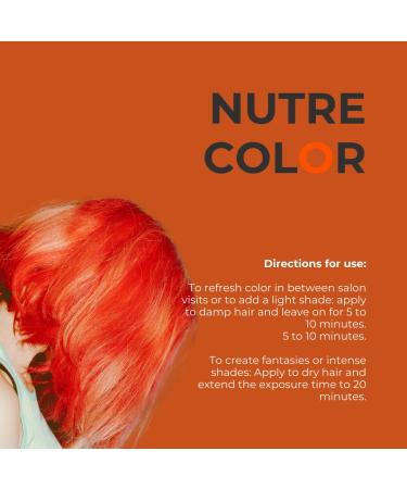 Nirvel NUTRE COLOR Black 200 mL Professional Mask | Temporary Hair Color & Nourishing Shine - Shop Internationally! - Buy Online on GoSupps.com