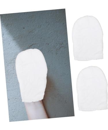 FRCOLOR Insulated Wax Bath Soft Mittens Paraffin Bags Heat Insulated Paraffin Liners Mitts Paraffin Mitts paraffin foot Liner Hand Spa Cover white thicken - Buy Online on GoSupps.com
