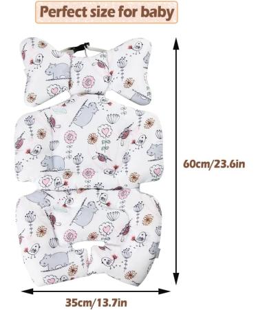 KAKIBLIN Infant Car Seat Insert - Head and Body Support Pillow for Newborns and Toddlers - Buy Online on GoSupps.com
