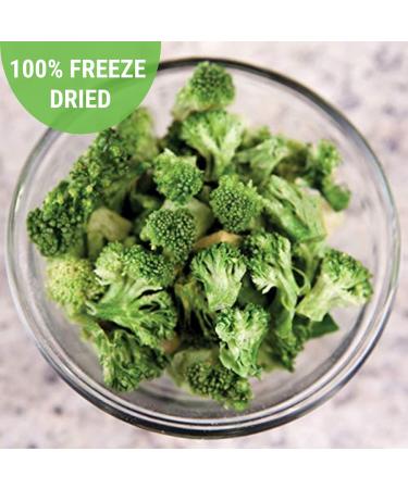 Nutristore Freeze Dried Broccoli: 20 Servings, 5.64 OZ, 25 Year Shelf Life - Healthy Snack, Amazing Taste | Emergency Survival Food - Buy Online on GoSupps.com