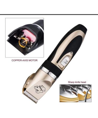 I-live Electric Pet Grooming Clippers Rechargeable Cordless Pet Fur Grooming Trimmer Kit set Low Noise Low Vibration Professional Pet Dogs and Cats Grooming Trimmer Kit - Buy Online on GoSupps.com