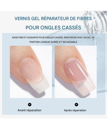 Nail Repair Gel | Clear Reconstructing Gel for Damaged Nails | 15ml Quick-Drying for Home or Travel Use - Buy Online on GoSupps.com