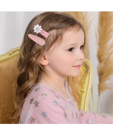 Beautiful 12-Part Baby Girl Headband Set - Cute Hair Accessories for Newborns & Toddlers | Embroidered Clips & Elastic Bands - Buy Online on GoSupps.com