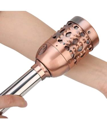 Moxa Roller - Hand-Held Copper Moxa Stick Roll for Moxibustion Massage | High Thermal Conductivity & Filter Network - Buy Online on GoSupps.com