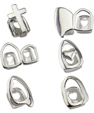 Buy 1 Piece Shiny Hip-Hop Rapper Mouth Cap | Copper Hollow False Teeth for Cosplay Party | International Shipping Available - Buy Online on GoSupps.com