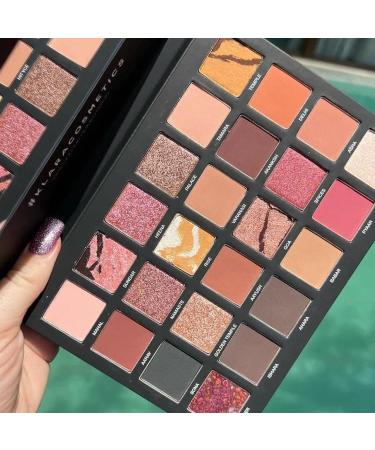 Klara Cosmetics Mumbai Beauty Set - Exquisite Eyeshadow Palette & Luxurious Gold Body Spray Duo | Shop Internationally - Buy Online on GoSupps.com