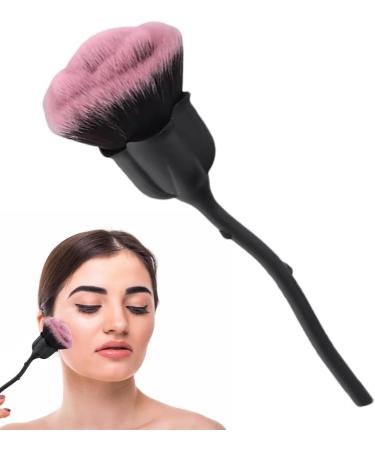 Rose Makeup Brushes Rose Makeup Brushes Rose Shaped Makeup Brushes | Flower Blush Brush Large Face Powder Makeup Brushes Dust Powder Remover Brush Foundation Makeups Brush Kits - Buy Online on GoSupps.com