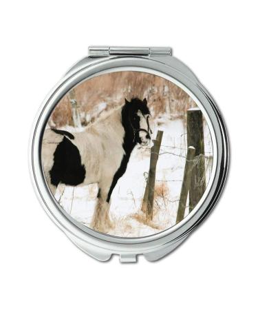 Mirror Compact Mirror agriculture animal cavalry pocket mirror portable mirror