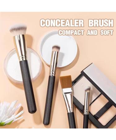 CISKHQR Set of 4 make-up brushes concealer brushes foundation brushes with soft synthetic fibre for concealer liquid foundation - Buy Online on GoSupps.com