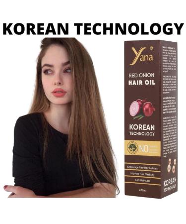 Yana Red Onion Hair Oil for Hair Fall Control | Korean Technology | Buy Internationally - Buy Online on GoSupps.com