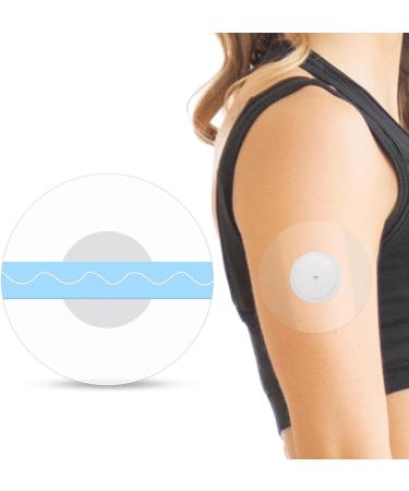 Acwoo Freestyle Libre 3 Plasters - 35 Waterproof & Skin-Friendly Patches for Swimming & Bathing | Transparent Self-Adhesive Libre Patch - Buy Online on GoSupps.com