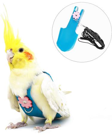Ultechnovo Birdwindle Flight Suit - Washable Parrot Diaper with Leash for Budgies & Aves (Size M: 13x5 cm 4m) - Eco-Friendly & Reusable - Buy Online on GoSupps.com