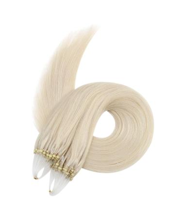 UGEAT Microring Extensions | Wei blond 45cm Real Hair | Micro Loop Hair Extensions | Remy 50g - 50 Strands #60A - Buy Online on GoSupps.com