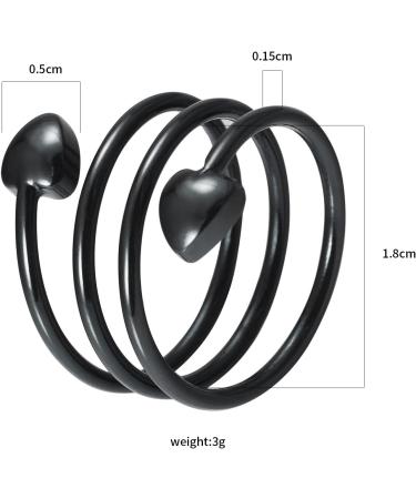 Buy 99% Pure Copper Adjustable Black Magnetic Rings for Women - Stylish Fashion Jewelry Online - Buy Online on GoSupps.com