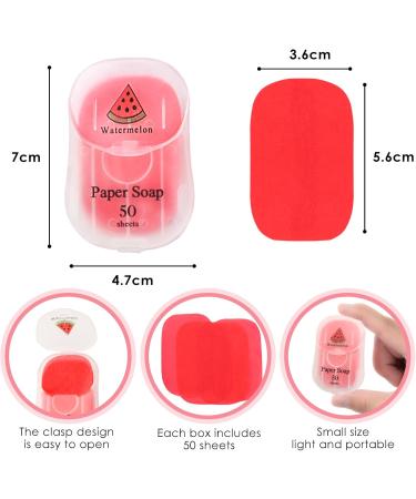 Buy Bamsod Mini Antibacterial Hand Soap Sheets - Portable Travel Foaming Soap Paper for Outdoor & Hygiene - Buy Online on GoSupps.com