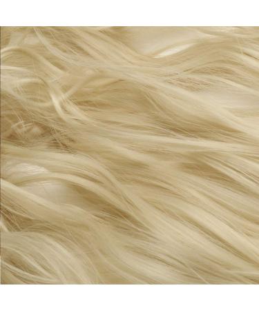 Silk-Co Adjustable Rubber Band Hair Extensions - Invisible Synthetic 60cm Blonde | Corrugated & Bleached for Women - Buy Online on GoSupps.com