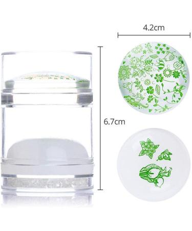 Jiulory Silicone Jelly Stamper Set for DIY Gel Nail Art - Dual-end Nail Stamping Kit with Scrapers - French Tip Manicure Tools - Buy Online on GoSupps.com