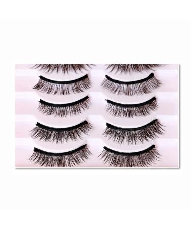 Buy 5 Pair Magnetic Eyelashes Kit - Easy Application No Glue Needed | Long-Lasting Magnetic Eyeliner & Soft Brush | International Shipping Available - Buy Online on GoSupps.com