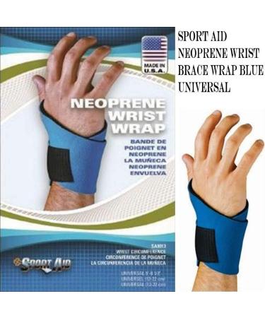 Wrist Brace Neoprene Blue Univ - 1 ea