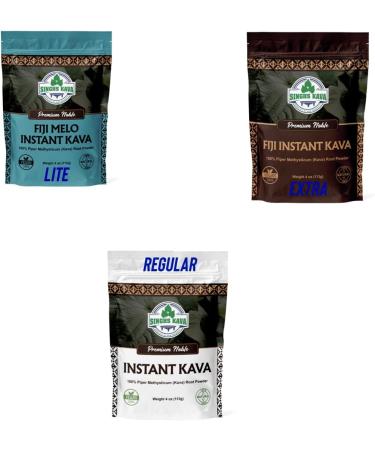 Micronized Instant Kava Powder-Fijian Kava (8 oz) - Buy Online on GoSupps.com