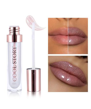 Glitter Lip Gloss | Shimmer Holographic & Sparkly Finish | Long Wear Waterproof 3D Lip Gloss | Buy Now - Buy Online on GoSupps.com