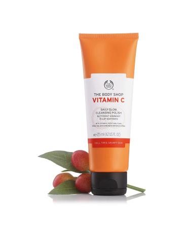 The Body Shop Vitamin C Daily Glow Cleansing Polish 4.2oz - Radiant Skin Booster - Buy Online on GoSupps.com