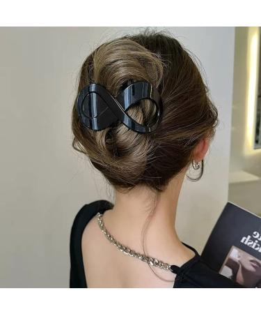 4 Pcs French Concord Flat Hair Clips - 3.35 Inch Curved Alligator Hair Claw Clips for Women - Buy Online on GoSupps.com