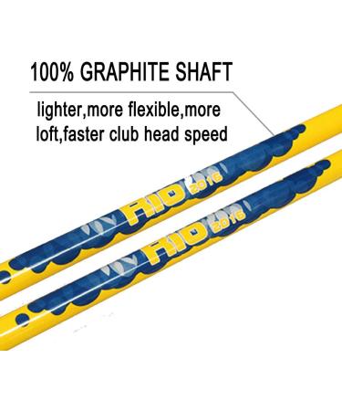 Acstar Junior Golf Putter | Graphite Kids Putter for Ages 3-5 | Left & Right Handed | 3 Sizes Available | Silver Head, Yellow Shaft, Blue Grip | 25 inch - Buy Online on GoSupps.com