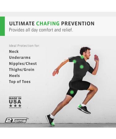 2Toms SportShield Original Formula | 1.5 oz x 2 Bottles | All-Day Anti Chafe & Blister Prevention, Waterproof Protection - Buy Online on GoSupps.com